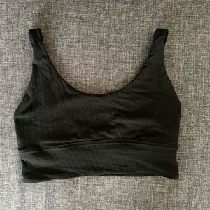 Lululemon Align ribbed bra in black size 6